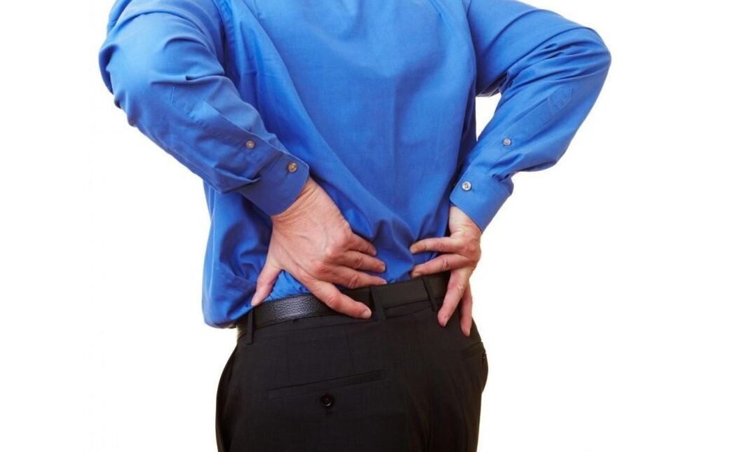 back pain in the lumbar area photo 1