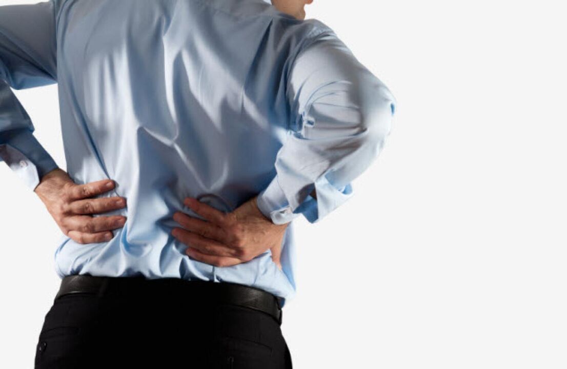 back pain in the lumbar area photo 2